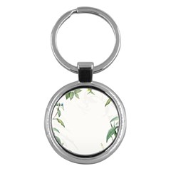 Tropical Love Key Chain (round) by designsbymallika