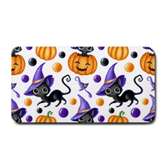 Halloween Cat Pattern Medium Bar Mats by designsbymallika