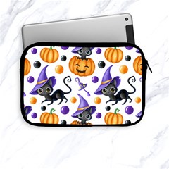 Halloween Cat Pattern Apple Ipad Mini Zipper Cases by designsbymallika