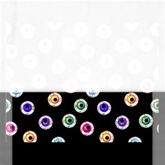 Eye Halloween Pattern Rectangular Jigsaw Puzzl by designsbymallika