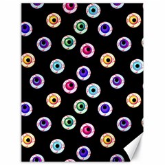 Eye Halloween Pattern Canvas 18  X 24  by designsbymallika