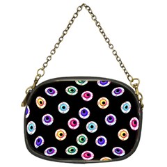 Eye Halloween Pattern Chain Purse (one Side) by designsbymallika