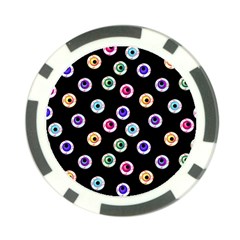 Eye Halloween Pattern Poker Chip Card Guard (10 Pack) by designsbymallika