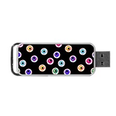 Eye Halloween Pattern Portable Usb Flash (one Side) by designsbymallika