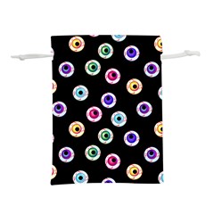 Eye Halloween Pattern Lightweight Drawstring Pouch (s) by designsbymallika