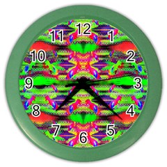 Lb Dino Color Wall Clock by Thespacecampers