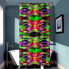 Lb Dino Shower Curtain 36  X 72  (stall)  by Thespacecampers