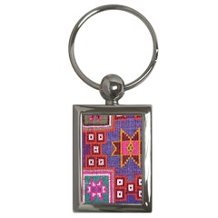 Abstrac-carpet Key Chain (rectangle) by nate14shop