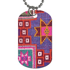 Abstrac-carpet Dog Tag (two Sides) by nate14shop