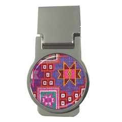 Abstrac-carpet Money Clips (round)  by nate14shop