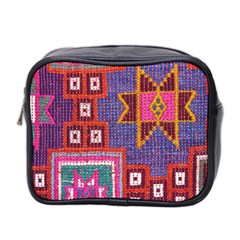 Abstrac-carpet Mini Toiletries Bag (two Sides) by nate14shop