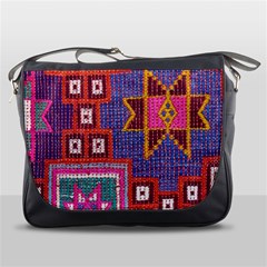 Abstrac-carpet Messenger Bag by nate14shop