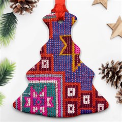 Abstrac-carpet Christmas Tree Ornament (two Sides)