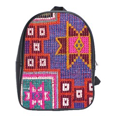 Abstrac-carpet School Bag (xl) by nate14shop