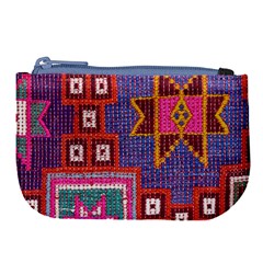 Abstrac-carpet Large Coin Purse by nate14shop