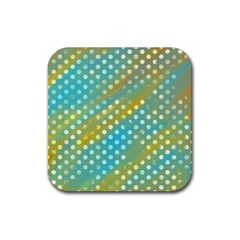 Abstract-polkadot 01 Rubber Coaster (square) by nate14shop