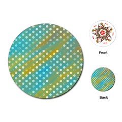 Abstract-polkadot 01 Playing Cards Single Design (round)