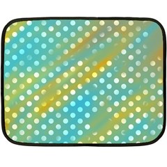 Abstract-polkadot 01 Fleece Blanket (mini) by nate14shop