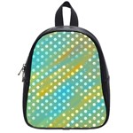 Abstract-polkadot 01 School Bag (Small) Front