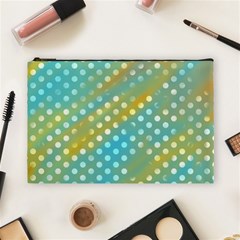 Abstract-polkadot 01 Cosmetic Bag (large) by nate14shop