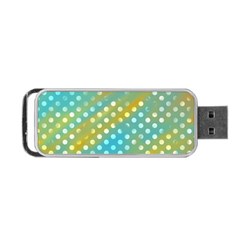 Abstract-polkadot 01 Portable Usb Flash (one Side) by nate14shop