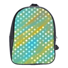 Abstract-polkadot 01 School Bag (xl) by nate14shop