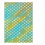 Abstract-polkadot 01 Large Garden Flag (Two Sides) Back