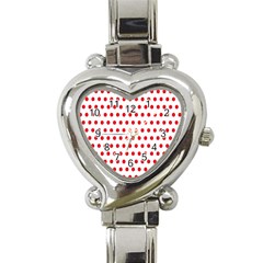 Abstract-polkadot 02 Heart Italian Charm Watch