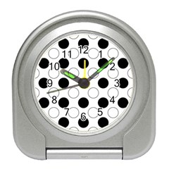 Abstract-polkadot 03 Travel Alarm Clock by nate14shop