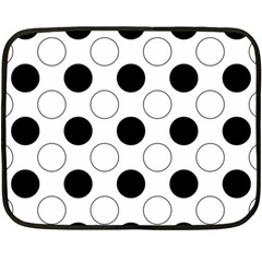 Abstract-polkadot 03 Fleece Blanket (mini) by nate14shop