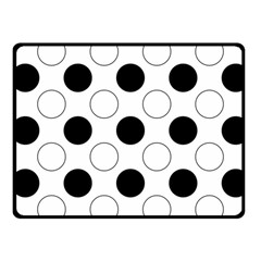 Abstract-polkadot 03 Fleece Blanket (small)