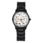 Architecture Stainless Steel Round Watch Front