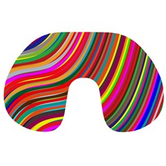 Abstract-calorfull Travel Neck Pillow by nate14shop