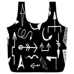 Arrows Full Print Recycle Bag (xl) by nate14shop