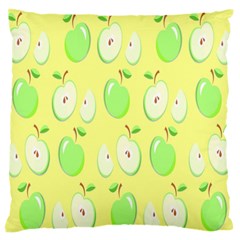 Apples Large Flano Cushion Case (one Side) by nate14shop