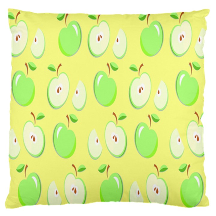 Apples Large Flano Cushion Case (One Side)