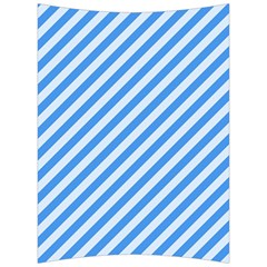 Stripes-lines Blue Back Support Cushion by nate14shop