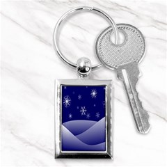 Snowflakes Key Chain (rectangle) by nate14shop