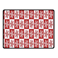 Snowflake  Fleece Blanket (small) by nate14shop