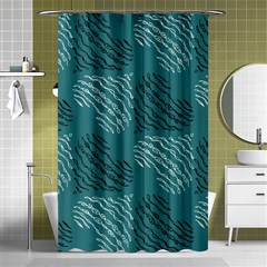 Seamless-pattern Shower Curtain 48  X 72  (small)  by nate14shop