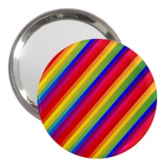 Rainbow-lines 3  Handbag Mirrors by nate14shop