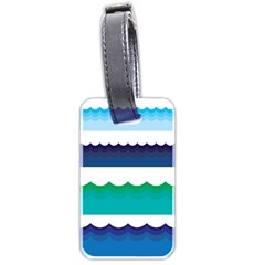 Water-border Luggage Tag (two Sides) by nate14shop