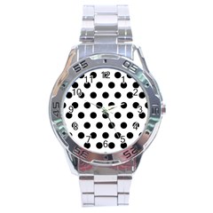 Polkadots White Stainless Steel Analogue Watch by nate14shop