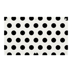 Polkadots White Banner And Sign 5  X 3 