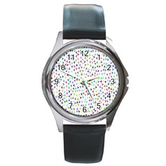 Pointer Round Metal Watch