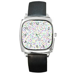 Pointer Square Metal Watch