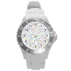 Pointer Round Plastic Sport Watch (L)