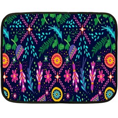 Pattern-vector Fleece Blanket (mini) by nate14shop