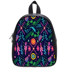 Pattern-vector School Bag (small) by nate14shop