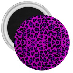 Pattern-tiger-purple 3  Magnets by nate14shop